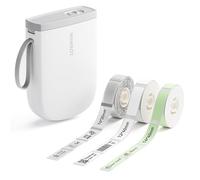 NIIMBOT Etiqueteuse D11 inclut 3 Etiquettes Autocollantes, Mini Imprimante d'étiquettes Thermique sans Encre, Idéal pour Maison, Cuisine, Organisation de l'école, 300 DPI HD, Blanc