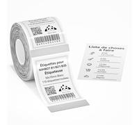 NIIMBOT Etiquette Pour B1 B2 B21 B3S B31 B4 K3, Autocollantes Etiquette 50 * 70mm, 110 Pièces Par Rouleau, Transparent