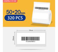 Niimbot étiquette pour B1/B21/B3S Mini imprimante Portable étiquettes thermiques autocollants auto-adhésif étanche étiqueteuse autocollant - Type 20-5020