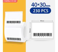 Niimbot étiquette pour B1/B21/B3S Mini imprimante Portable étiquettes thermiques autocollants auto-adhésif étanche étiqueteuse autocollant - Type 10-4030