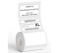 NIIMBOT Étiquettes à transfert thermique M3 de 7,9 x 4,9 cm, uniquement pour étiqueteuse M3, imperméables, résistantes à l'huile, résistantes aux basses et hautes températures pour la maison, le