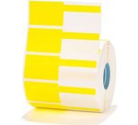 NIIMBOT Etiquettes autocollantes 38*25+40mm 1000pcs pour K3/W CABLES Imprimante JAUNE