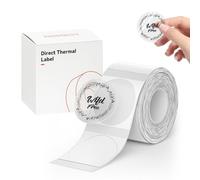 NIIMBOT Étiquettes autocollantes compatibles avec les imprimantes d'étiquettes thermiques NIIMBOT B1/B21/B3S, papier thermique pour l'école, la maison, le bureau, les petites entreprises (rond