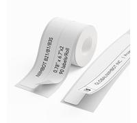 NIIMBOT Etiquettes pour B1 B21 B3S, Imprimante Thermique (20x170mm), pour le Classement Des Dossiers De Bureau (Blanc)