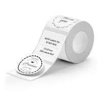 NIIMBOT Étiquettes rondes pour imprimantes d'étiquettes B21/B1/B3S, autocollants thermiques de 21 x 21 mm, 1 rouleau de 300 étiquettes