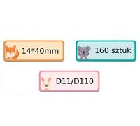 .NIIMBOT Étiquettes Rouleau ANIMALS1 14*40mm 160pcs.