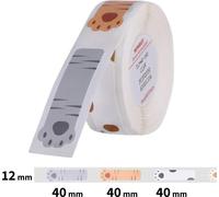 Niimbot Étiquettes T 12x40mm 160 pièces pattes pour D11, D11-M, D110, D110-H
