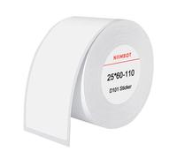 Niimbot étiquettes thermiques, 25x60, 110 pièces, blanc