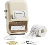 NIIMBOT Imprimante à étiquettes Portable B21 - Couleur Crème