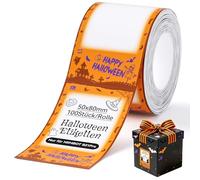 NIIMBOT Lot de 100 étiquettes pour Halloween, papier photo pour imprimante d'étiquettes B21Pro, Halloween, 50 x 80 mm, 100 étiquettes/rouleau