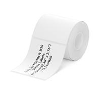 NIIMBOT Lot de 110 étiquettes autocollantes B1 - 60 x 70 mm - Papier d'étiquettes thermiques NIIMBOT B21 pour codes-barres/adresse/courrier/logo/étiquette d'entreprise/maison, blanc