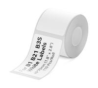NIIMBOT Lot de 110 étiquettes autocollantes B1 B21 - 45 x 70 mm - Papier d'impression thermique - Étiquettes NIIMBOT pour codes-barres/adresse/courrier/logo/entreprise/maison - Blanc