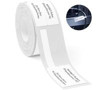 NIIMBOT M2 Étiquette Câble Rubans adhésifs (25x78mm), uniquement pour Étiqueteuses M2, résistants à l'eau et aux hautes températures, inaltérables pendant 8 à 10 ans