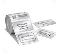 NIIMBOT M2 Étiquettes, uniquement pour Étiqueteuses M2, résistants à l'eau et aux hautes températures, inaltérables pendant 8 à 10 ans