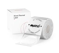 NIIMBOT Rondes Etiquette Pour B1 B2 B21 B3S B31 B4 K3, Autocollantes Etiquette 2'*2"(50 * 50mm), 150 Pièces Par Rouleau, Transparent