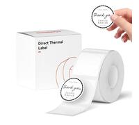 NIIMBOT Rondes Étiquettes, Autocollantes Etiquette Pour B1 B21 B3S,31x31mm, 210PCS, Blanc