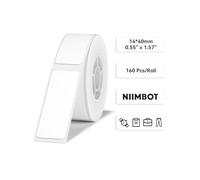 NIIMBOT Ruban adhésif pour étiqueteuse Blanc 14 × 40 mm
