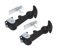 Niiyen 2PCS Poignée en T Moraillon Capot en Caoutchouc Loquet de Tirage Loquet de Trappe de Bateau en Caoutchouc pour Compartiment de Bateau Glacière Cargaison Automobile Camion