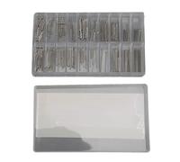 Niiyen 300pcs Watch Link Cotter Pin, Assortiment Kit de Broche de Bracelet de Montre en Acier Inoxydable, pour réparation de Montre horlogère (0.9mm Half Size (7.5-26.5mm))