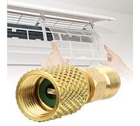 Niiyen Adaptateur R410A, Adaptateur A/C 1/4 inch Mâle à 5/16 inch Femelle SAE, Convient Aux Climatiseurs R410A Mini Split System, Aux Services de Climatisation et de Réfrigération