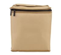 Niiyen Camping Long Gas Tanks Storage Bag, L Size Anti Collision Portable Camping Fuel Cylinder Case, for Beer Bottles Camping Lamps (Kaki)