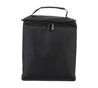 Niiyen Camping Long Gas Tanks Storage Bag, L Size Anti Collision Portable Camping Fuel Cylinder Case, for Beer Bottles Camping Lamps (Noire)