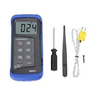 Niiyen Compteur de température numérique Compteur de haute température Écran LCD Testeur de température de thermocouple Thermomètre à thermocouple pour liquide vapeur gaz milieu