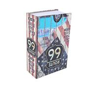 Niiyen Dictionnaire Livre Secret Coffre-fort Boîte De Sécurité Argent Cash Bijoux Boîte De Verrouillage (American Dream Type)