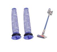 Niiyen Filtres pré-Moteur, filtres pré-Moteur lavables, 2 filtres pré-Moteur lavables pour aspirateur à Main Dyson V6 V7 V8 DC62 DC61 DC58 DC59 DC74