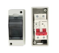 Niiyen Interrupteur de déconnexion Solaire PV, isolateur de Circuit photovoltaïque, boîte de disjonction de RV Miniature DC500V IP65 à l'étoile (16A)