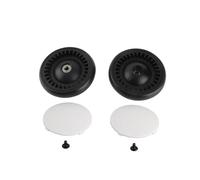 Niiyen Roues de Poussette Remplacement Universel, poussettes de bébé Roues en Caoutchouc Accessoires, pour Yoya vovo Wheel Kids Chariot avec Outils (EIN Paar hintere Räder)