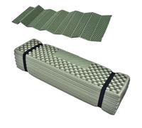 Niiyen Tapis en Mousse Pliable, Tapis de Couchage de Camping en Plein air Pliant, Tapis de Repos imperméable, Tapis de Camping en Mousse d'extérieur, Tapis de Couchage pour Tente de Plage(Vert)