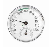 Niiyen Thermo-hygromètre 2 en 1 0-120 °C pour Sauna, jauge d'hygromètre mécanique d'intérieur à échelle Claire de Haute précision