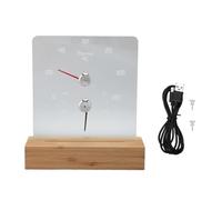 Niiyen Thermomètre et hygromètre de Sauna 2 en 1, avec Base en Bois, hygrothermographe autoportant à Montage Mural, pour la Mesure de la température et de l'humidité, pointeur LED (Celsius 0℃-120℃)