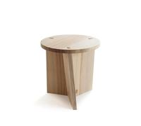 Nikari Marfa Tabouret/Table Bois de Frêne Laqué