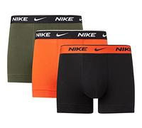 Nike 0000KE1008-9JL Trunk 3PK Men's Underpants Mens Team Orange/Cargo Khaki/Black S