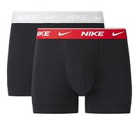 Nike 0000KE1085-M18 Trunk 2PK Men's Underpants Mens Blck w.uni. Red/lt GR. Heather WB XS