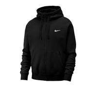 Nike 0224NZ-010 Team Club Full Zip Hoodie Ft Long Hommes Noir Taille S