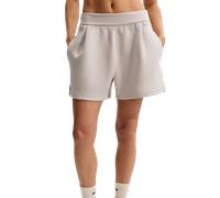 Nike 24.7 Impossiblysoft Dri-fit Mid-rise Shorts Femme - Shorts, Blanc - Taille 38 - Jersey de coton White 38