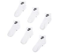 Nike 3 Pack Ankle Unisexe - Chaussettes, Blanc - Taille 34 - 37.5 White 34 - 37.5