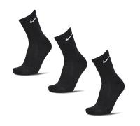 Nike 3 Pack Crew Small Unisexe - Chaussettes, Blanc - Taille 38-42 White 38-42