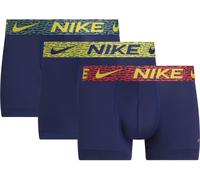 Boxer Nike Trunk Logo bleu jaune rouge (3 unités) - L