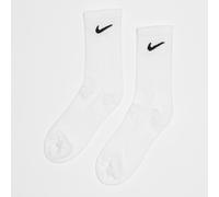 Nike 3 Pack - Everyday Cushioned Training Crew Socks Unisex Chaussettes Blanc Taille 35-38 Vêtements