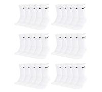 Nike Everyday Cushioned Chaussettes de tennis Pack de 3 Unisex - blanc, noir, Taille 34-38