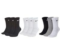 Nike Unisex Everyday Cushioned Training Crew Socks (3 Pairs) blanc