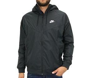 Nike 727324-010 Veste Coupe-Vent Homme Noir/Bleu FR : M (Taille Fabricant : M)