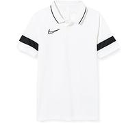 Nike Academy 21 Polo, Blanc/Noir, 10-12 Ans Mixte