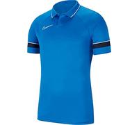 Nike Academy 21 Polo, Bleu Roi/Blanc/Obsidienne/Blanc, 8-10 ans Mixte