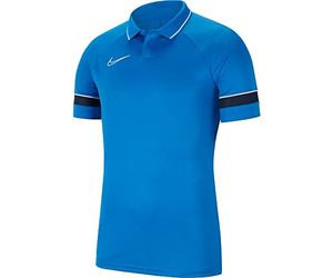 Nike Academy 21 Polo, Bleu Roi/Blanc/Obsidienne/Blanc, S Homme
