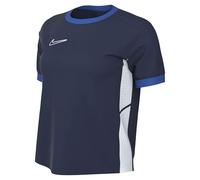 Nike Academy 25 Haut De Foot À Manches Courtes Dri-Fit pour Femme, Midnight Navy/Royal Blue/White/White, FZ9756-410, S